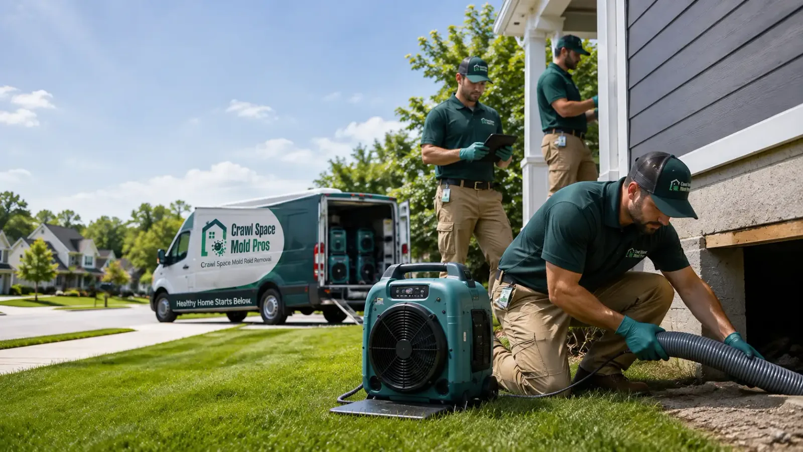 Crawl Space Mold Removal in Marble, MN